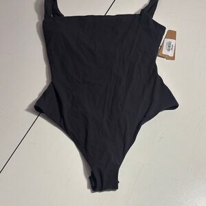 SKIMS Classic Black Kids Bodysuit